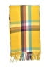 Gap 100% Polyester Plaid Yellow Scarf One size - photo 2