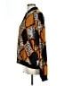 Teddi 100% Polyester Print Orange Jacket Size 1X - photo 5