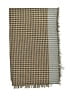Zara 100% Polyester Checkered-gingham Brown Tan Scarf One size - photo 2