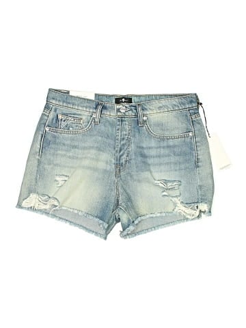 7 For All Mankind Denim Shorts (view 1)