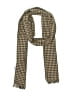 Zara 100% Polyester Checkered-gingham Brown Tan Scarf One size - photo 1