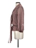 Studio M 100% Polyester Burgundy 3/4 Sleeve Blouse Size XS - photo 5