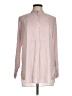 Ann Taylor 100% Polyester Stripes Pink Long Sleeve Blouse Size M - photo 1
