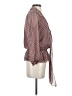 Studio M 100% Polyester Burgundy 3/4 Sleeve Blouse Size XS - photo 4