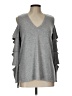 1.State Gray 3/4 Sleeve Top Size L - photo 1