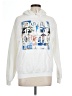 Gildan White Sweatshirt Size M - photo 1