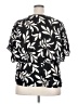 DR2 100% Polyester Black Short Sleeve Blouse Size 2X - photo 2