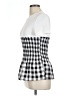 Shein White Short Sleeve Top Size L - photo 5