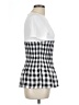 Shein White Short Sleeve Top Size L - photo 4