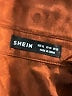 Shein Animal Print Brown Long Sleeve Blouse Size 12 - photo 7