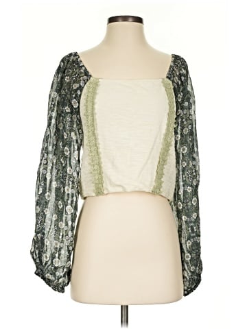 Forever That Girl for Anthropologie 3/4 Sleeve Blouse (view 1)