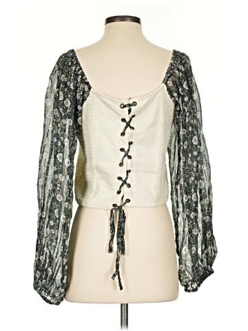 Forever That Girl for Anthropologie 3/4 Sleeve Blouse (view 2)
