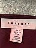 Topshop 100% Polyester Burgundy Kimono Size 6 - photo 7