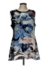 Alfani Blue Sleeveless Blouse Size L - photo 1