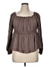 Torrid Brown 3/4 Sleeve Blouse Size 1X Plus (1) - photo 1