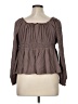 Torrid Brown 3/4 Sleeve Blouse Size 1X Plus (1) - photo 2