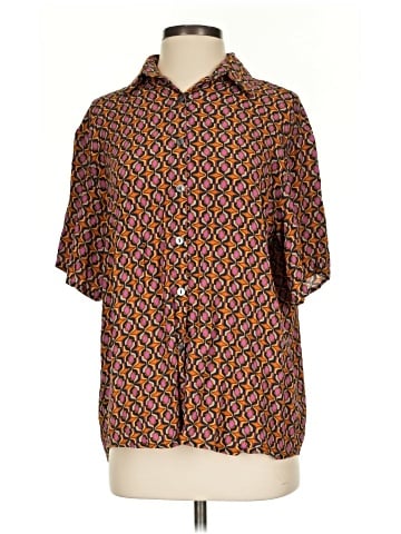 Olivaceous Short Sleeve Blouse (view 1)
