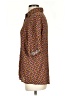 Olivaceous 100% Rayon Print Brown Short Sleeve Blouse Size S - photo 5
