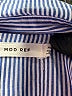 Mod Ref Checkered-gingham Blue Long Sleeve Button-Down Shirt Size XS - photo 7