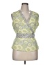 Gloria Vanderbilt 100% Polyester Green Sleeveless Blouse Size 14 - photo 1