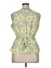 Gloria Vanderbilt 100% Polyester Green Sleeveless Blouse Size 14 - photo 2