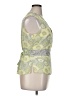 Gloria Vanderbilt 100% Polyester Green Sleeveless Blouse Size 14 - photo 4