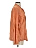 Unbranded 100% Silk Orange Long Sleeve Silk Top Size S - photo 4