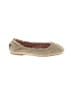 TOMS Plaid Tan Flats Size 1 1/2 (youth) - photo 1