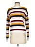 Rag Poets Stripes White Turtleneck Sweater Size S - photo 1