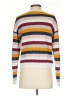 Rag Poets Stripes White Turtleneck Sweater Size S - photo 2