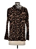 Main Strip Animal Print Brown Pullover Sweater Size S - photo 2