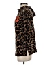 Main Strip Animal Print Brown Pullover Sweater Size S - photo 5