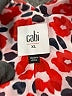 CAbi 100% Polyester Red Sleeveless Blouse Size XL - photo 4