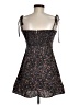 Unbranded 100% Polyester Floral Black Casual Dress Size M - photo 2