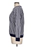 Draper James 100% Cotton Checkered-gingham Blue Pullover Sweater Size L - photo 5