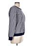 Draper James 100% Cotton Checkered-gingham Blue Pullover Sweater Size L - photo 4