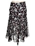 Veronica Beard 100% Silk Floral Multi Color Blue Silk Skirt Size 8 - photo 1