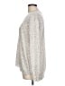 Olivaceous Animal Print Silver Ivory Pullover Sweater Size L - photo 5