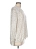 Olivaceous Animal Print Silver Ivory Pullover Sweater Size L - photo 4