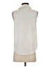 Ann Taylor 100% Polyester Ivory Sleeveless Blouse Size XS - photo 2
