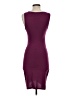 Leith Solid Burgundy Cocktail Dress Size XS - photo 2