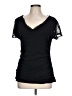 Unbranded 100% Nylon Black Short Sleeve Top Size L - photo 1
