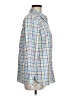 Talbots 100% Cotton Checkered-gingham Green Long Sleeve Button-Down Shirt Size M - photo 4