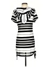 Dotti Stripes Gray Casual Dress Size S - photo 2