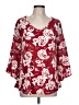 Jon & Anna Red 3/4 Sleeve Blouse Size L - photo 1