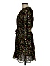 Sugar Lips 100% Polyester Print Black Cocktail Dress Size L - photo 5