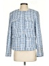 H&M 100% Polyester Tweed Blue Blazer Size S - photo 1
