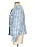 H&M 100% Polyester Tweed Blue Blazer Size S - photo 5