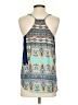 Abbeline 100% Polyester Blue Sleeveless Blouse Size S - photo 2
