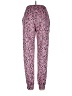 Ekouaer Animal Print Pink Casual Pants Size L - photo 2